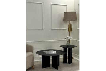 Glenure Sofabord 80 cm - Svart - Møbler - Bord - Sofabord & salongbord
