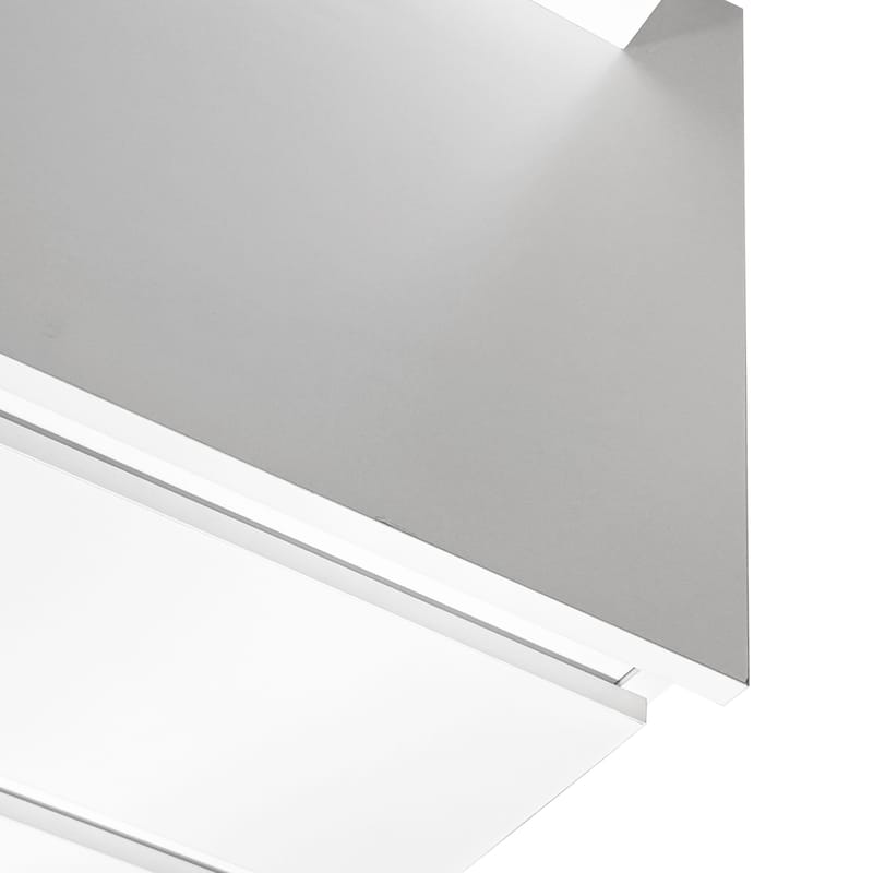 Glow Sminkebord 94 cm med speil skuffer og krakk - LED Belysning - Hvit - Møbler - Bord - Sminkebord & toalettbord