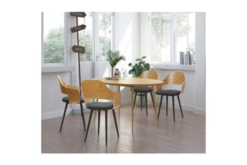 Graham Spisegruppe 4-seter - Brun - Møbler - Bord - Spisegruppe