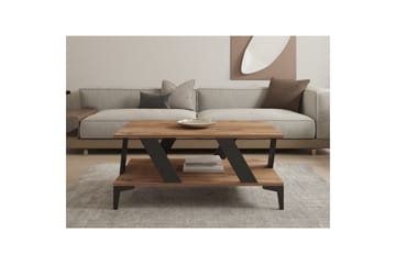 Gralen Stuebord 100 cm - Antrasitt/Natur - Møbler - Bord - Sofabord & salongbord