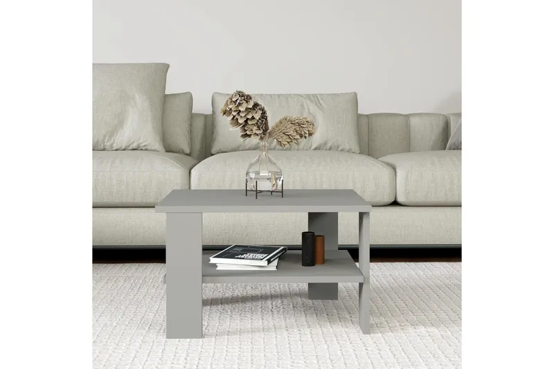 Greger Sofabord 60 cm - Grå - Møbler - Bord - Sofabord & salongbord