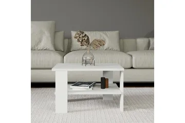 Greger Sofabord 60 cm - Hvit - Møbler - Bord - Sofabord & salongbord