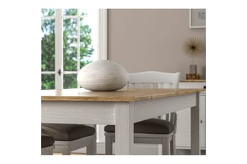 Gulbahar Spisebord 180 cm Rektangulær - Natur/Hvit - Møbler - Bord - Spisebord & kjøkkenbord