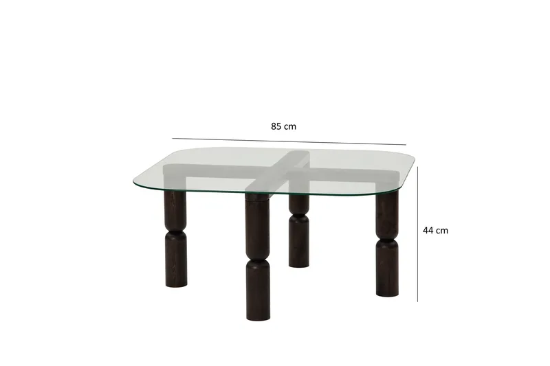 Harman Sofabord 80 cm - Antrasitt - Møbler - Bord - Sofabord & salongbord