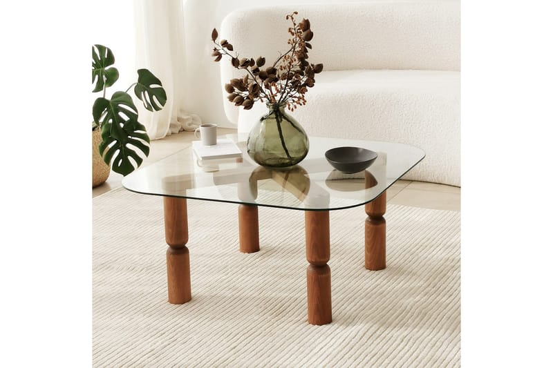 Harman Sofabord 80 cm - Valnøtt - Møbler - Bord - Sofabord & salongbord