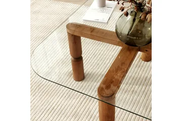 Harman Sofabord 80 cm - Valnøtt - Møbler - Bord - Sofabord & salongbord