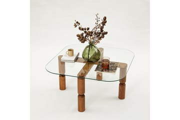 Harman Sofabord 80 cm - Valnøtt - Møbler - Bord - Sofabord & salongbord