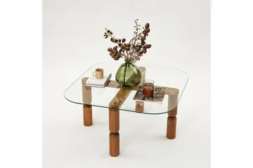 Harman Sofabord 80 cm - Valnøtt - Møbler - Bord - Sofabord & salongbord