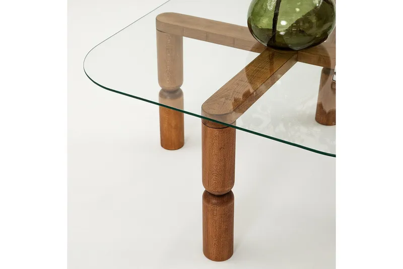 Harman Sofabord 80 cm - Valnøtt - Møbler - Bord - Sofabord & salongbord