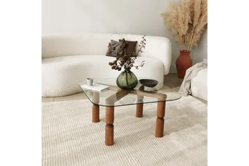 Harman Sofabord 80 cm - Valnøtt - Møbler - Bord - Sofabord & salongbord