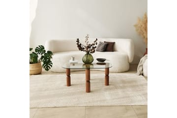 Harman Sofabord 80 cm - Valnøtt - Møbler - Bord - Sofabord & salongbord