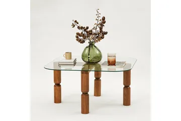 Harman Sofabord 80 cm - Valnøtt - Møbler - Bord - Sofabord & salongbord