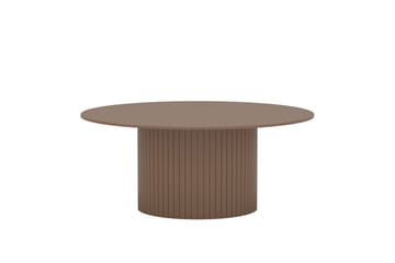 Härön Rundt Spisebord 180 cm i Tre med Mørkt Treutseende - Brun - Møbler - Bord - Spisebord & kjøkkenbord