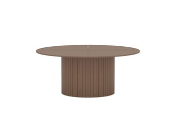 Härön Rundt Spisebord 180 cm i Tre med Mørkt Treutseende - Brun - Møbler - Bord - Spisebord & kjøkkenbord