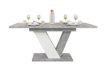 Harumi Matbord 120 cm Rektangulær - Grå/Hvit - Møbler - Bord - Spisebord & kjøkkenbord
