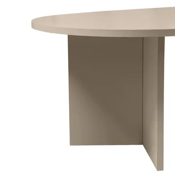 Hasina sofabord 119 cm ovalt - Mink - Møbler - Bord - Sofabord & salongbord