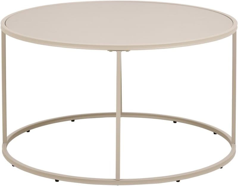 Hasslevik salongbord 80 cm rundt - Varmgrå - Møbler - Bord - Sofabord & salongbord