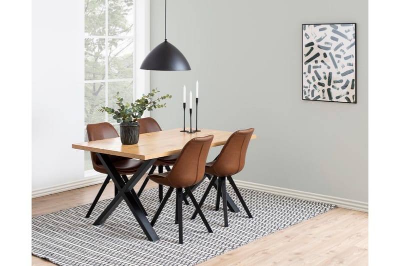Havenford Spisebord 160 cm - Natur - Møbler - Bord - Spisebord & kjøkkenbord