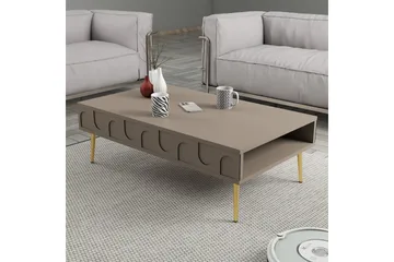 Hazim Sofabord 105 cm - Gull - Møbler - Bord - Sofabord & salongbord