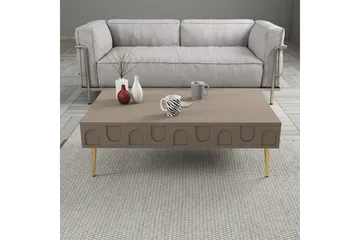 Hazim Sofabord 105 cm - Gull - Møbler - Bord - Sofabord & salongbord