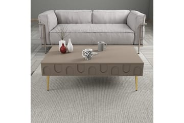 Hazim Sofabord 105 cm - Gull - Møbler - Bord - Sofabord & salongbord