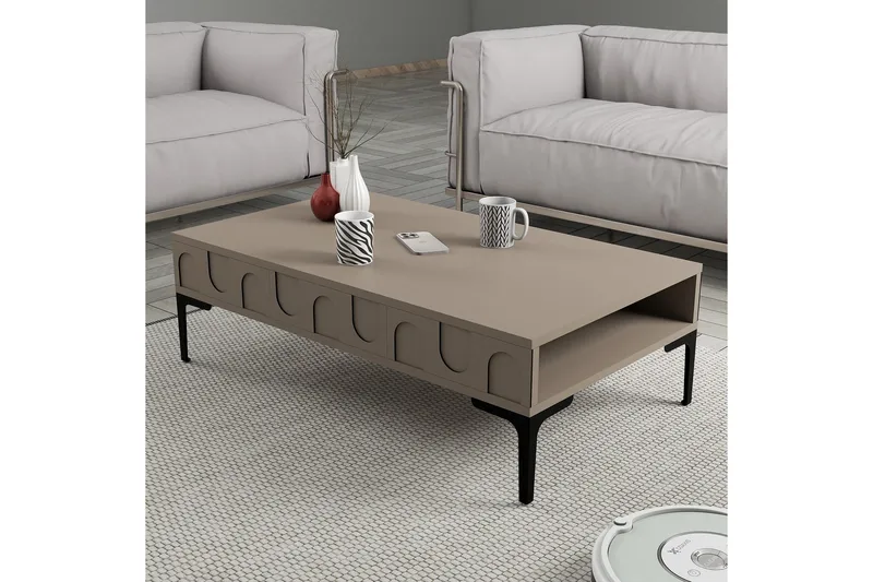 Hazim Sofabord 105 cm - Svart - Møbler - Bord - Sofabord & salongbord