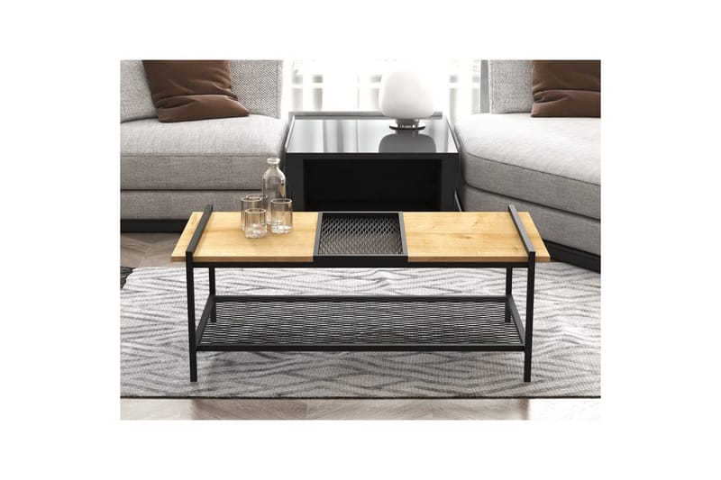 Healer Sofabord 120 cm - Svart/Mørkfarget tre - Møbler - Bord - Sofabord & salongbord