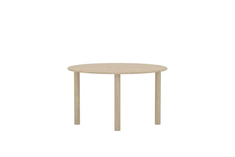 Hilo Ovalt Spisebord 130 cm i Tre med Eikeutseende - Beige - Møbler - Bord - Spisebord & kjøkkenbord