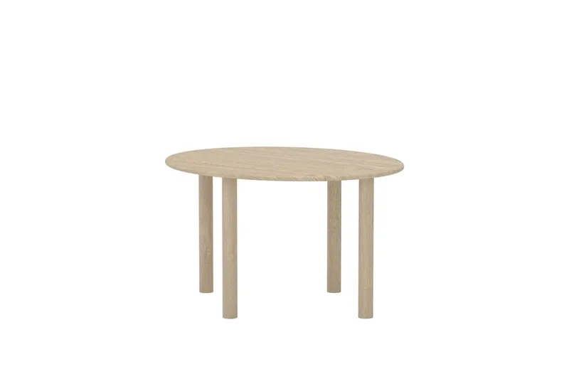 Hilo Ovalt Spisebord 130 cm i Tre med Eikeutseende - Beige - Møbler - Bord - Spisebord & kjøkkenbord