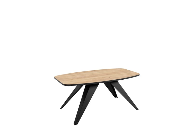 Hilts Sofabord 120 cm, Svart/Beige