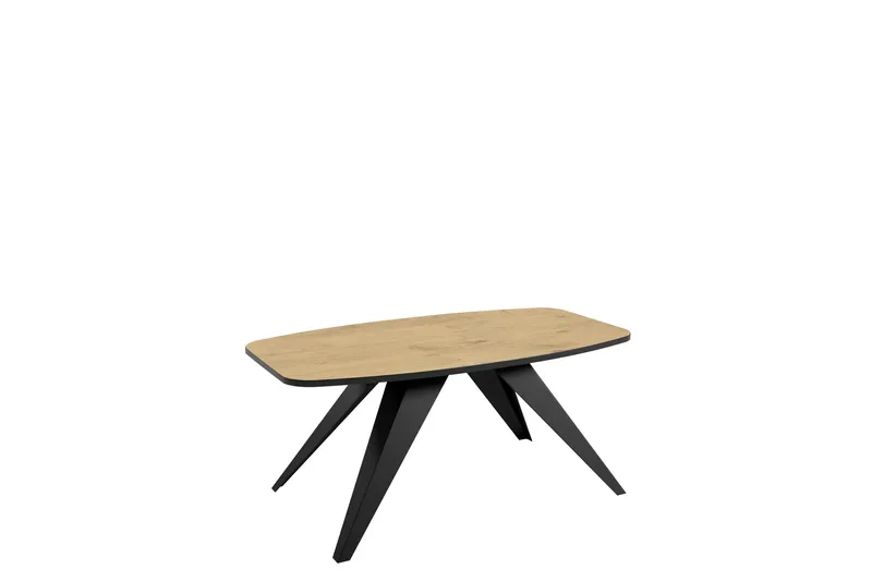 Hilts Sofabord 120 cm, Svart/Beige