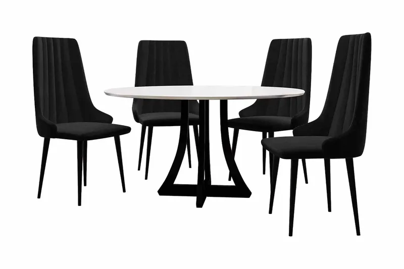 Hollan spisegruppe svart