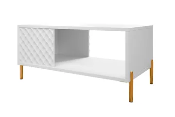 Holmes Sofabord 92 cm - Hvit - Møbler - Bord - Sofabord & salongbord