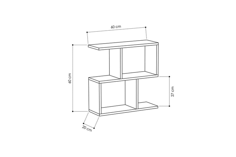 Homemania Sofabord 60 cm - Brun - Møbler - Bord - Sofabord & salongbord