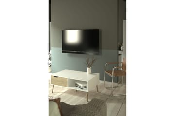 Hostafranc Sofabord 98,7 cm - Natur/Hvit - Møbler - Bord - Sofabord & salongbord
