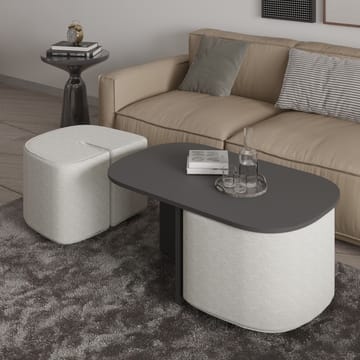 Hu Sofabordsett 90x42,9x45 cm - Antrasitt - Møbler - Bord - Sofabord & salongbord