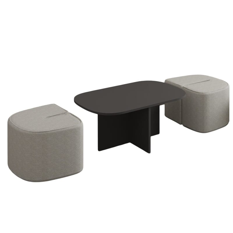 Hu Sofabordsett 90x42,9x45 cm - Antrasitt - Møbler - Bord - Sofabord & salongbord