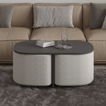 Hu Sofabordsett 90x42,9x45 cm - Antrasitt - Møbler - Bord - Sofabord & salongbord