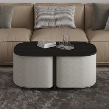 Hu Sofabordsett 90x42,9x45 cm - Svart - Møbler - Bord - Sofabord & salongbord