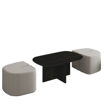 Hu Sofabordsett 90x42,9x45 cm - Svart - Møbler - Bord - Sofabord & salongbord