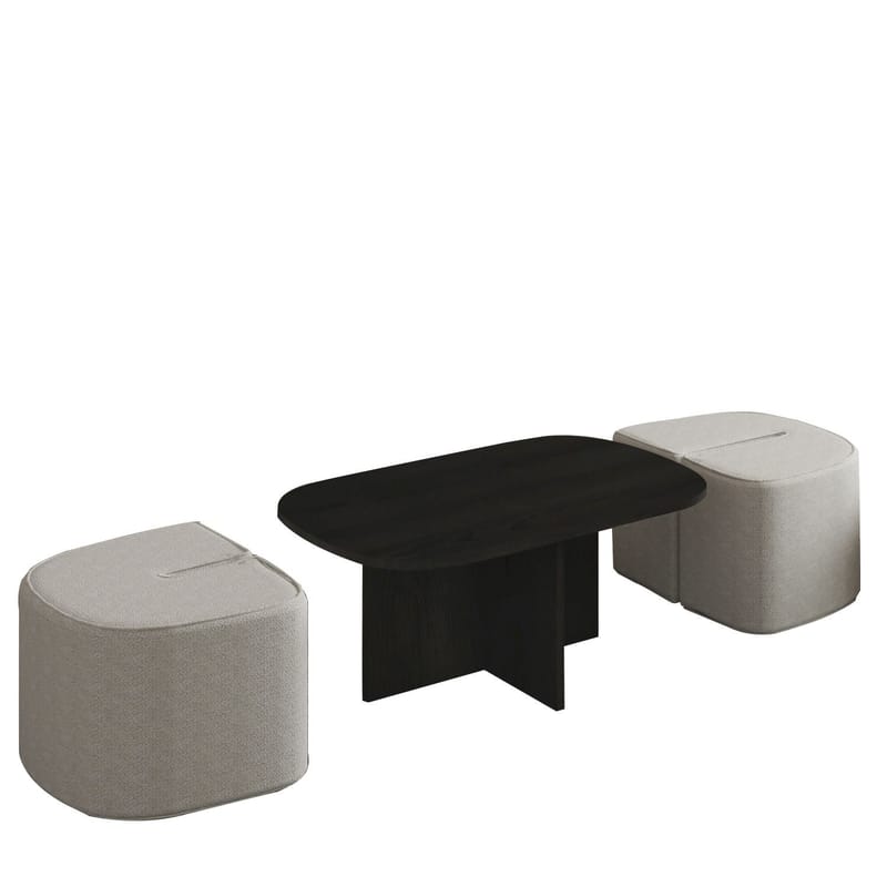 Hu Sofabordsett 90x42,9x45 cm - Svart - Møbler - Bord - Sofabord & salongbord