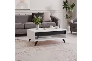 Hume Stuebord 90 cm - Hvit - Møbler - Bord - Sofabord & salongbord