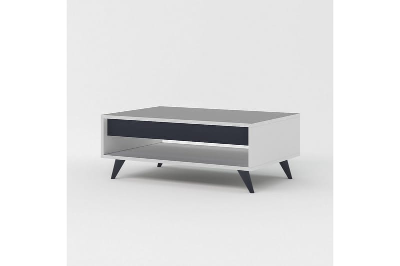 Hume Stuebord 90 cm - Hvit - Møbler - Bord - Sofabord & salongbord