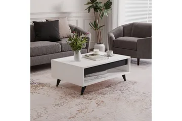 Hume Stuebord 90 cm - Hvit - Møbler - Bord - Sofabord & salongbord