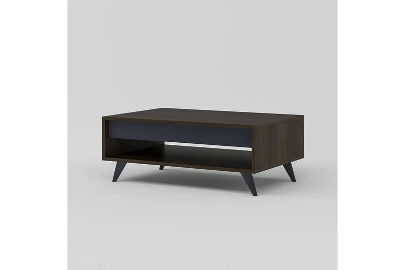 Hume Stuebord 90 cm - Valnøtt - Møbler - Bord - Sofabord & salongbord