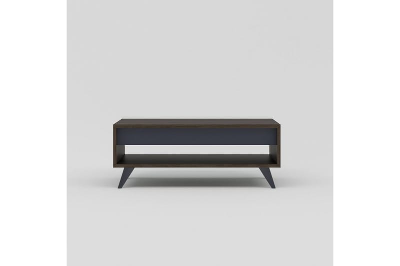 Hume Stuebord 90 cm - Valnøtt - Møbler - Bord - Sofabord & salongbord