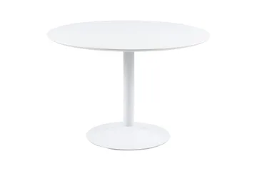 Ibiza Spisegruppe Rund 110 Cm + 4 Spisestuestoler - Hvit - Møbler - Bord - Spisegruppe