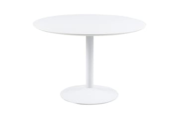 Ibiza Spisegruppe Rund 110 Cm + 4 Spisestuestoler - Hvit - Møbler - Bord - Spisegruppe