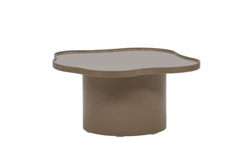 Ilse Asymmetrisk Salongbord 90 cm i Metall - Taupe - Møbler - Bord - Sofabord & salongbord