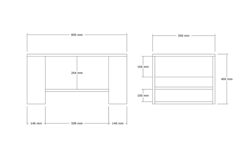 Iris Sofabord 80 cm Beige - Beige - Møbler - Bord - Sofabord & salongbord